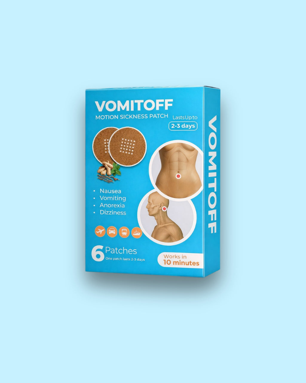 VOMITOFF - Motion Sickness Patch