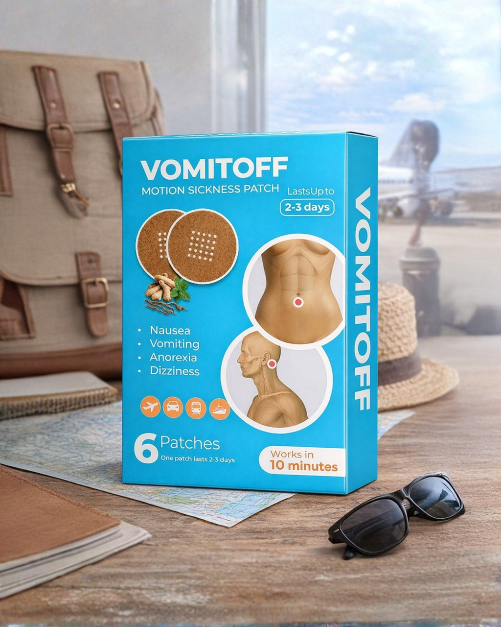 VOMITOFF - Motion Sickness Patch