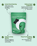 CUREESSE NASAL STRIPS - For Better Sleep And Reduce Snoring