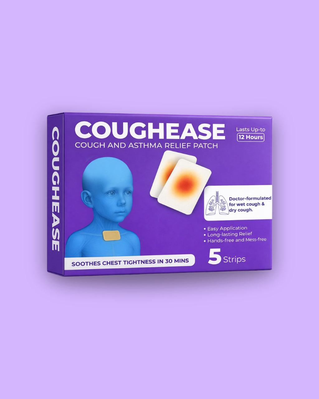 COUGHEASE - Cough & Asthma Relief Patch