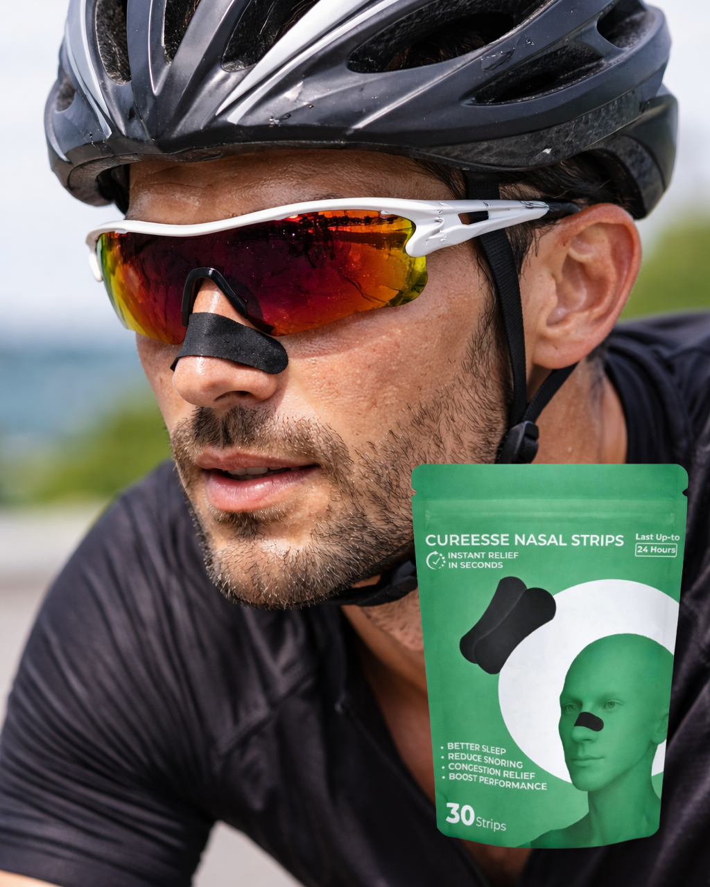 CUREESSE NASAL STRIPS - For Better Sleep And Reduce Snoring